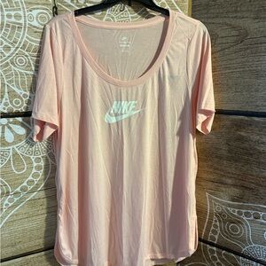 Nike Pink Relaxed Short Sleeve Tee